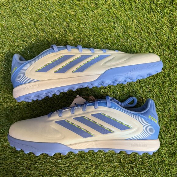 Adidas Copa Pure 3 League TF Turf Soccer Cleats Shoes Mens Blue/Lemon ID9045 main image 4
